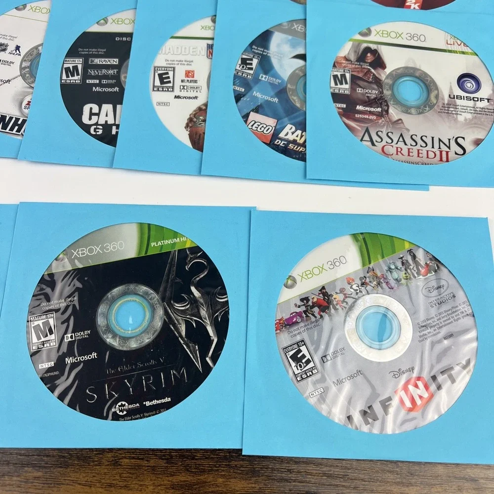 Multi Platform Loose Discs Video Game - Lot Of 42 - AS IS Untested Scratches